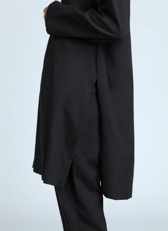  KAAREM 튜닉 Kaarem Mun 와이드 넥 사이드 슬릿 탑 - OTHER BRANDS