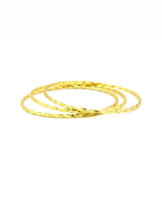  페어 아니타 팔찌 트위스트 뱅글 세트