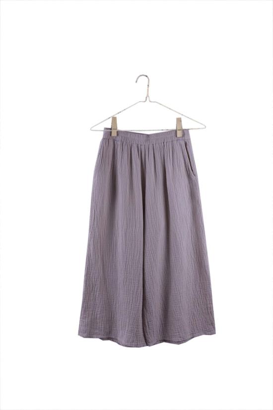  It Is Well L.A. 크롭 팬츠 잇이즈웰 L.A. 오가닉 와이드 거즈 팬츠 - OTHER BRANDS