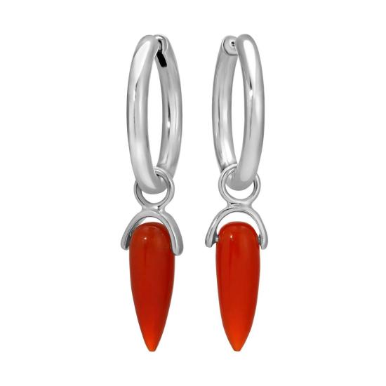  만시 이어링 마안시 스피어 드롭 후프 - MAANCY