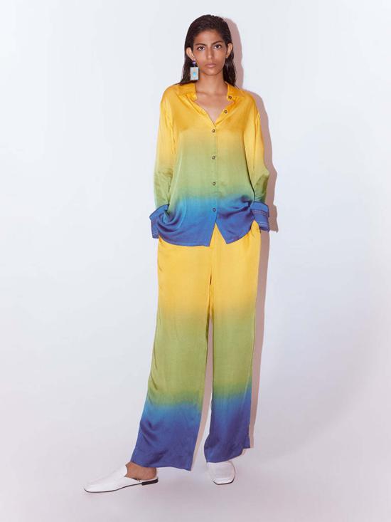  IKKIVI 셔츠 잇키비 트로피컬 레헤리야 코오드 세트