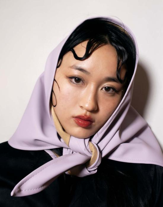  Hozen 머플러/스카프 호젠 바부슈카 스카프 라일락