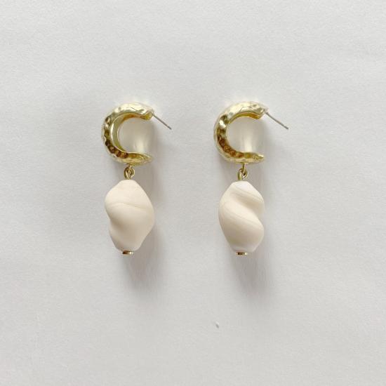  크레시오니 이어링 Crescioni Alma 귀걸이 뼈/황동