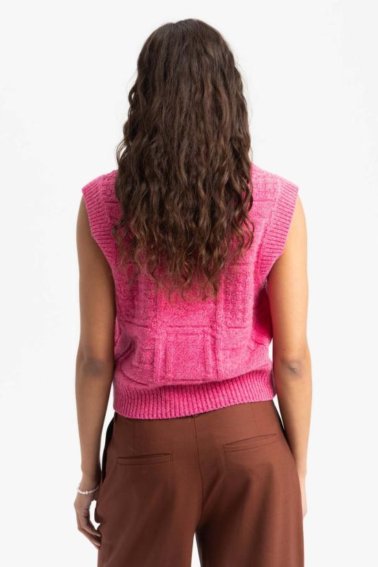  띵킹 뮤 베스트 씽킹 뮤 마이카 니트  핑크 링크 - THINKING MU