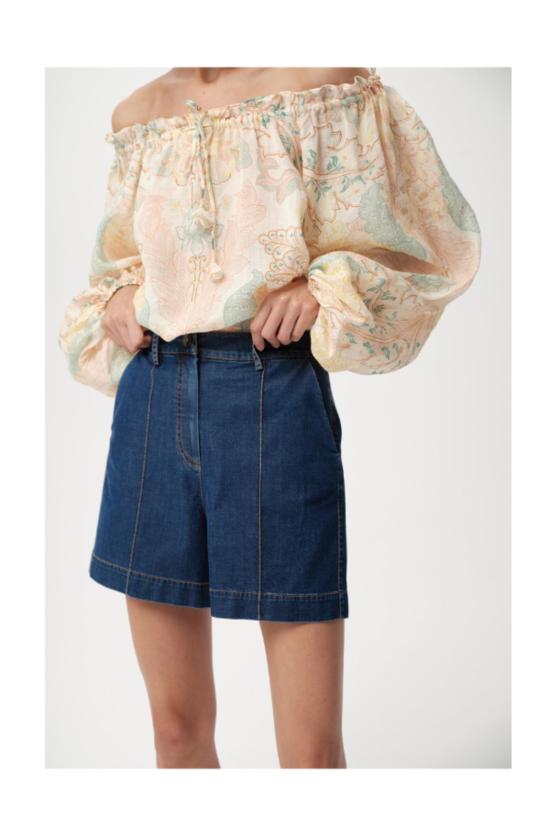  Exquise 숏팬츠 엑스퀴즈 제레미아 쇼츠 인디고