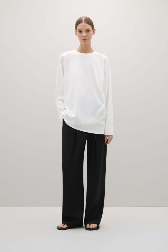  에이 에머리 긴팔 티셔츠 A. 에머리 오키드  파치먼트