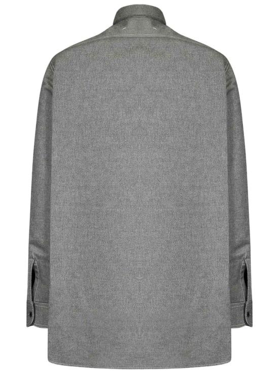  마르지엘라 셔츠 메종  데님 셔츠 그레이 - MAISON MARGIELA