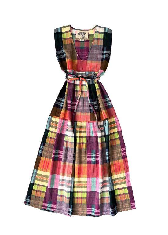  에이스 앤 지그 롱 원피스 에이스 & 지그 줄스 드레스 페인트박스 - ACE & JIG