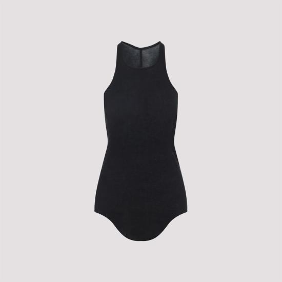  릭 오웬스 민소매 티셔츠 베이직 립 탱크탑 블랙 - RICK OWENS