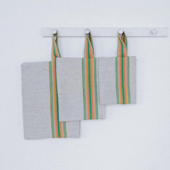  My Store 가죽소품 마이스토어 벨빌 밴딩 파우치 블랙/레드/그린 - OTHER BRANDS