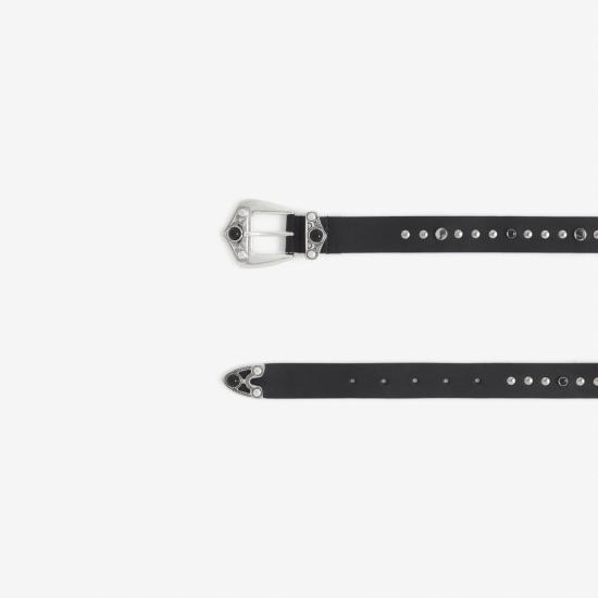  이로 레귤러 벨트 아 폴리 웨스턴  블랙 - IRO