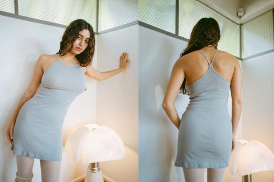  질 로드리게즈 숏 원피스 길 로드리게즈 포인트엘 미로 미니 드레스