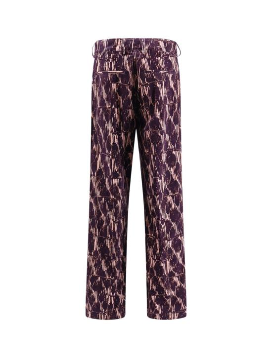  드리스 반 노튼 스트레이트 팬츠 Dries Van Noten Paxy 코듀로이 팬츠 퍼플 - DRIES VAN NOTEN