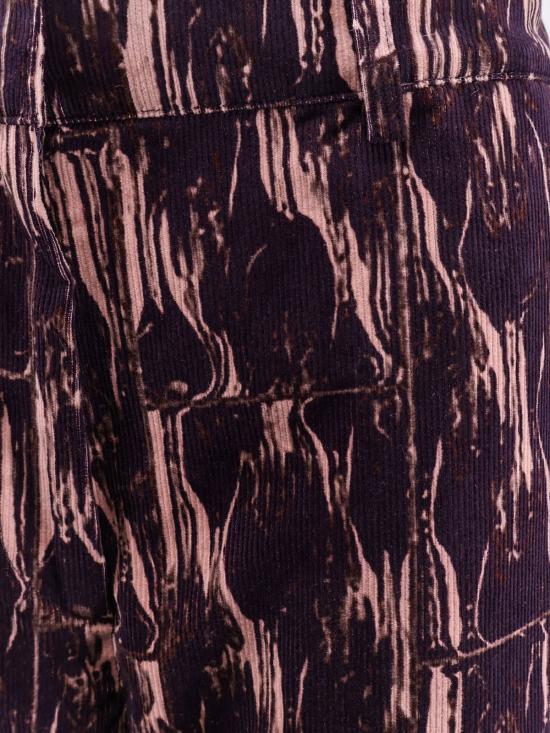  드리스 반 노튼 스트레이트 팬츠 Dries Van Noten Paxy 코듀로이 팬츠 퍼플 - DRIES VAN NOTEN