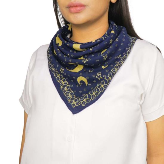  카시 코옵 머플러/스카프 Kasih Coop 풀 핸드 드로잉 바틱 툴리스 반다나 - KASIH COOP