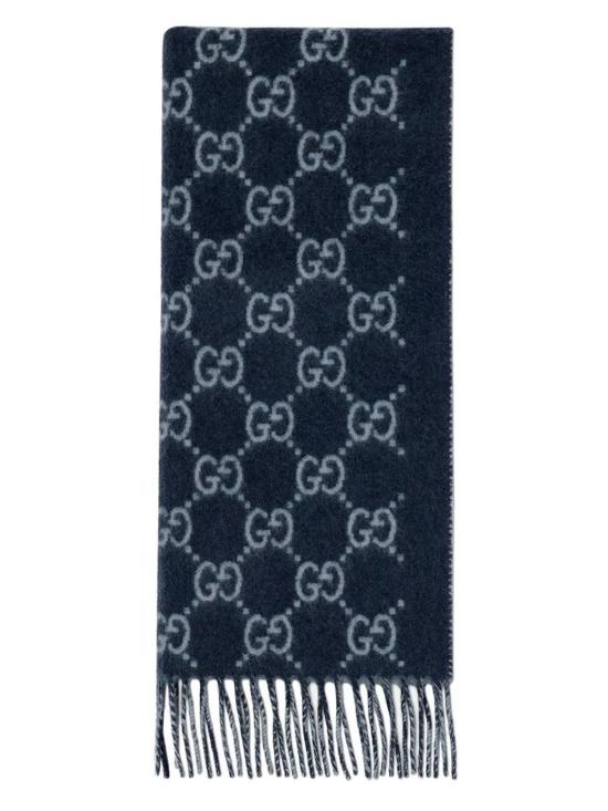  구찌 머플러/스카프 GG 스카프 네이비 스카이/블루