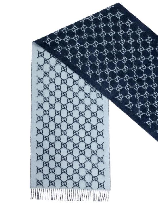  구찌 머플러/스카프 GG 스카프 네이비 스카이/블루 - GUCCI