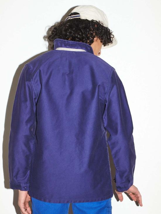  Limited Edition 데님 자켓 한정판 목수 재킷 몰스킨 작업복 재킷 네이비 - OTHER BRANDS