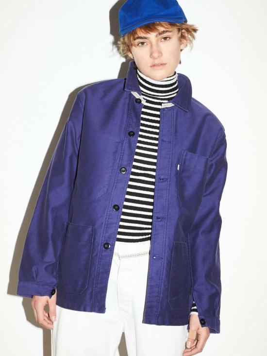  Limited Edition 데님 자켓 한정판 목수 재킷 몰스킨 작업복 재킷 네이비