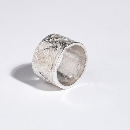  Saint Claude 반지 생클로드 X 프레다 바스켓위브 시가 밴드 스털링 - OTHER BRANDS