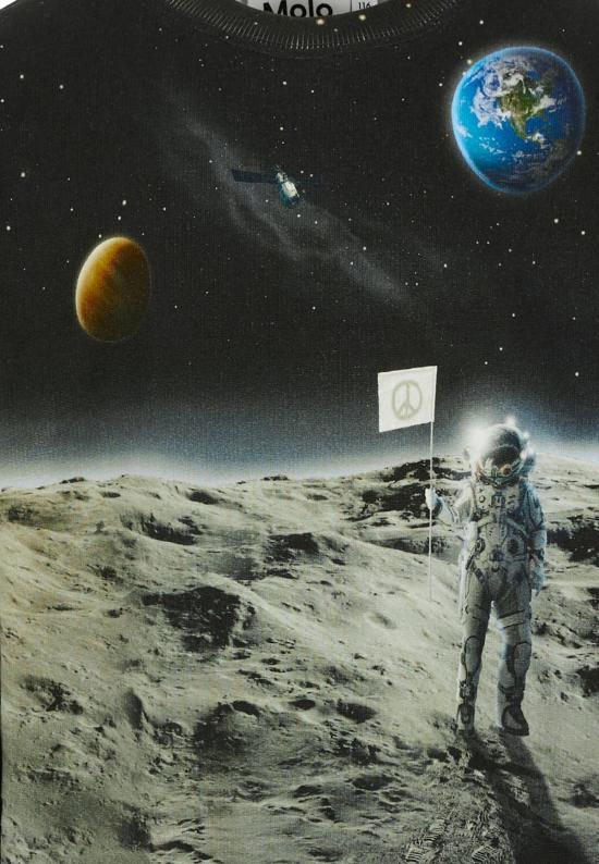  [키즈] 몰로 풀오버 우주비행사 프린트 스웨트셔츠 그레이 - MOLO