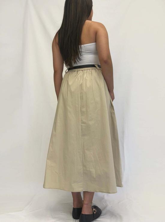  메리 로 롱 스커트 플라워 파워 스커트 - MARY LO