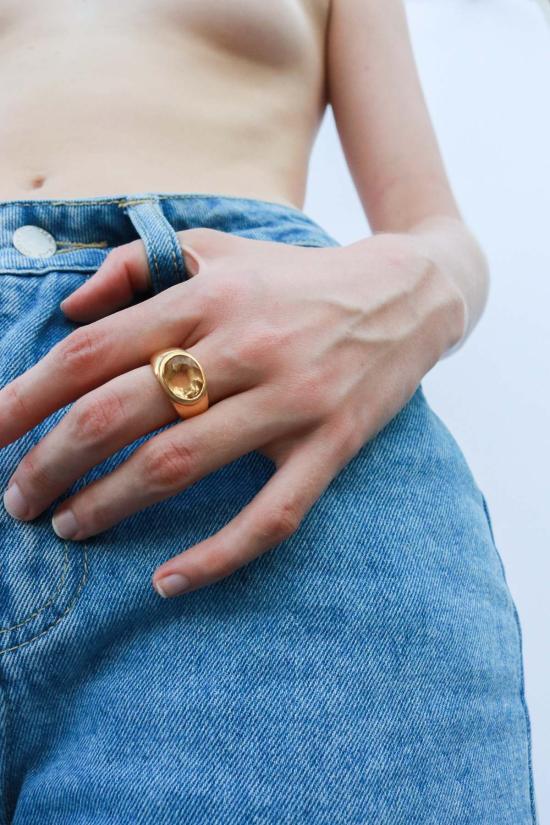  오디세이아 반지 오디세아 밀라노 링 시트린 - ODISSEA