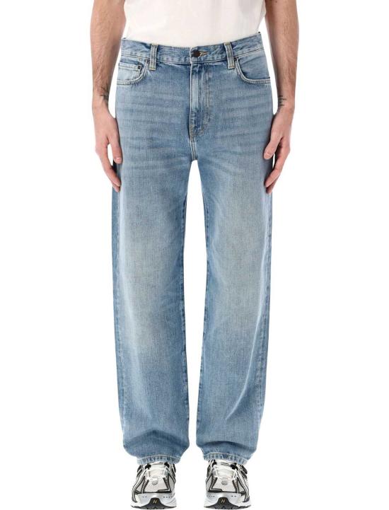  칼하트 데님 팬츠 카하트 아론 데님 진 블루 버스트 워시드