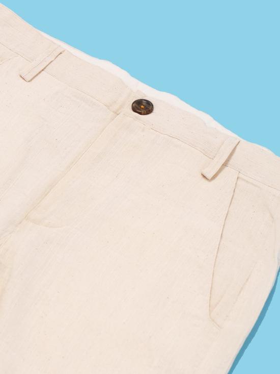  New Market Goods 크롭 팬츠 뉴마켓 굿즈 카디 테이퍼드 팬츠 크림 - OTHER BRANDS