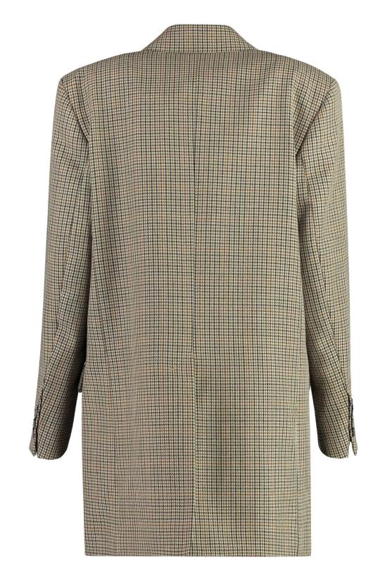  아미 수트 자켓 알렉상드르 마티우시 더블브레스트 울 블레이저 멀티컬러 - AMI