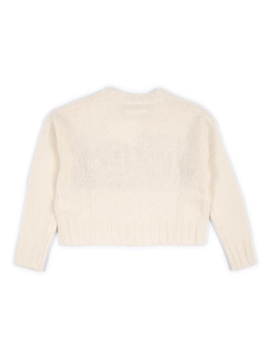  [키즈] MM6 메종마르지엘라 풀오버 메종 마르지엘라 키즈 MM6 스웨터 화이트 - MM6 MAISON MARGIELA