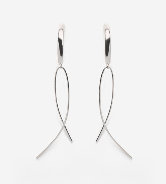  루스 오르티스 이어링 루즈 오르티즈 질 루프  스털링 실버