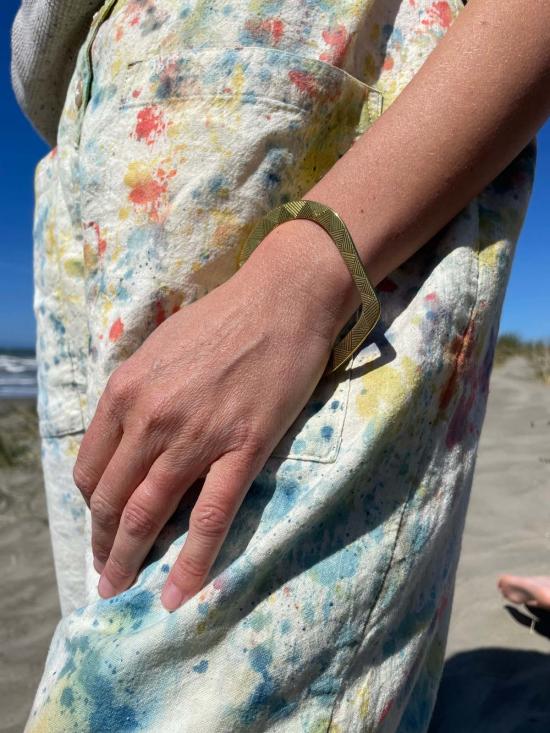  Happy French Gang 커프스 링크/타이 홀더 Happyfrenchgang 아쿠아 팔찌 브론즈 - OTHER BRANDS