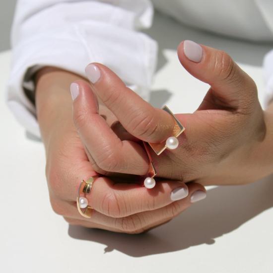  메탈렙시스 프로젝트 반지 레나타 링 14k 로즈 골드 도금 - METALEPSIS PROJECTS