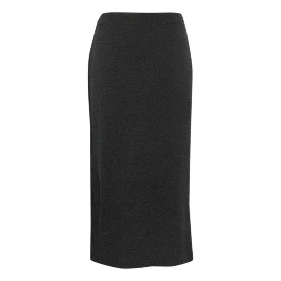  게스투즈 미디 스커트 만지 스커트 딥 그래파이트 - GESTUZ