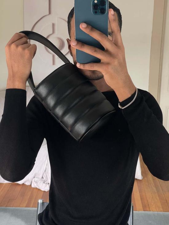  Hozen 모자 호젠 퀼팅 미니 버킷 백 팬서 - OTHER BRANDS