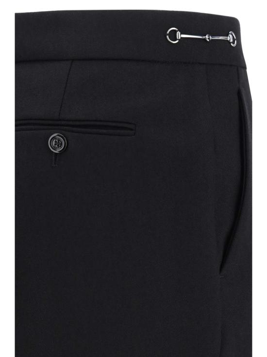  구찌 스트레이트 팬츠 블랙 - GUCCI