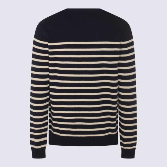  발렌티노 가라바니 스웨터 발렌티노 울 니트  블루 - VALENTINO GARAVANI