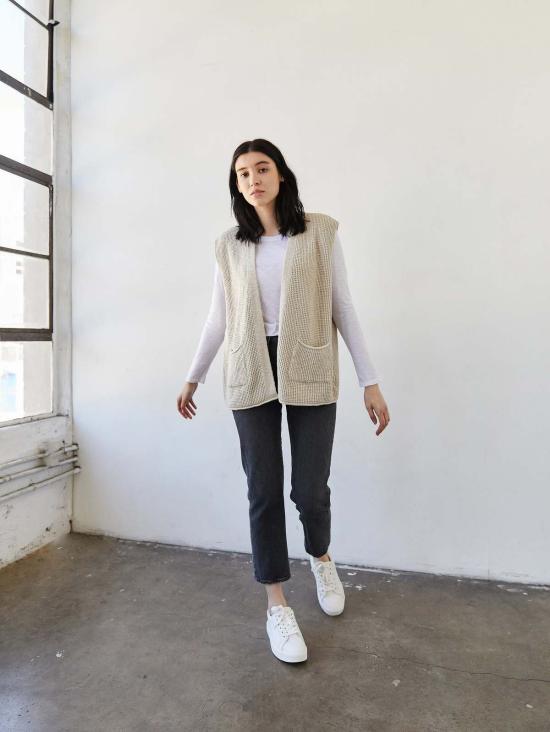  It Is Well L.A. 가디건 잇이즈웰 L.A. 오버사이즈 슬리브리스 - OTHER BRANDS