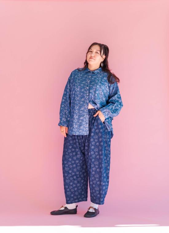  Nettle Studios 데님 팬츠 네틀 스튜디오 다크 데이지 데님 벌룬 팬츠 - OTHER BRANDS