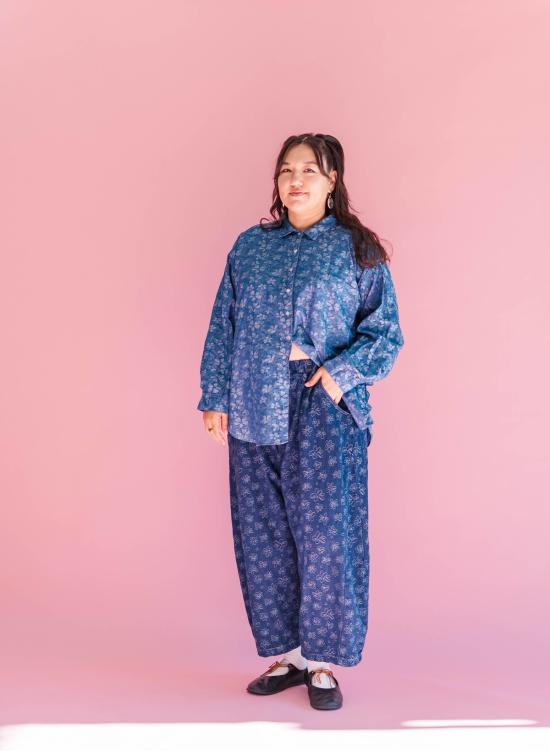  Nettle Studios 데님 팬츠 네틀 스튜디오 다크 데이지 데님 벌룬 팬츠 - OTHER BRANDS