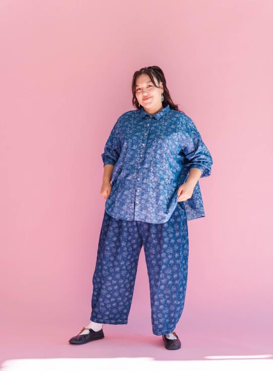  Nettle Studios 데님 팬츠 네틀 스튜디오 다크 데이지 데님 벌룬 팬츠 - OTHER BRANDS