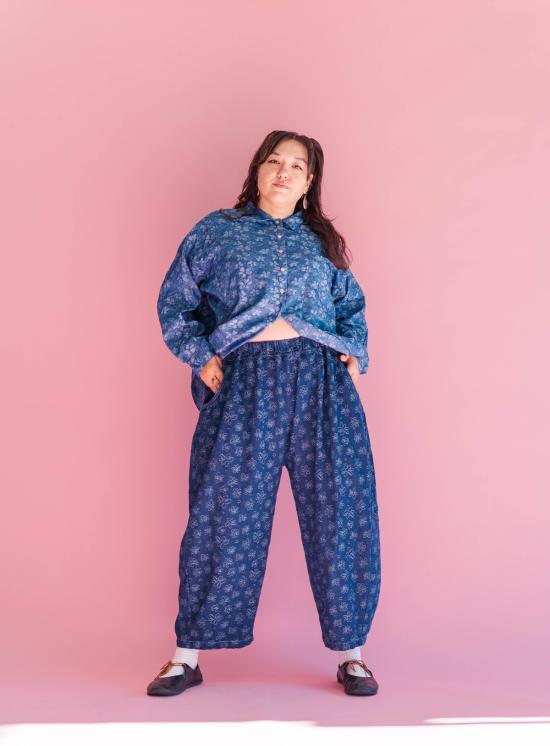  Nettle Studios 데님 팬츠 네틀 스튜디오 다크 데이지 데님 벌룬 팬츠 - OTHER BRANDS