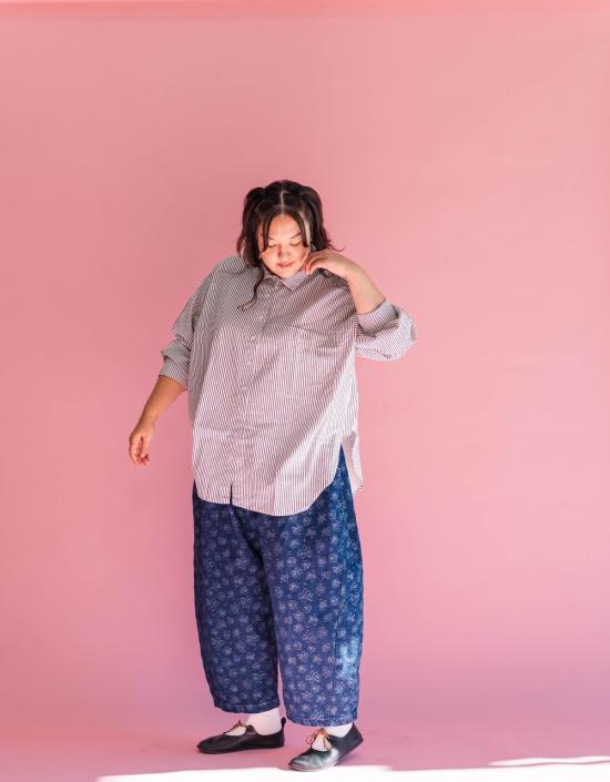  Nettle Studios 데님 팬츠 네틀 스튜디오 다크 데이지 데님 벌룬 팬츠 - OTHER BRANDS