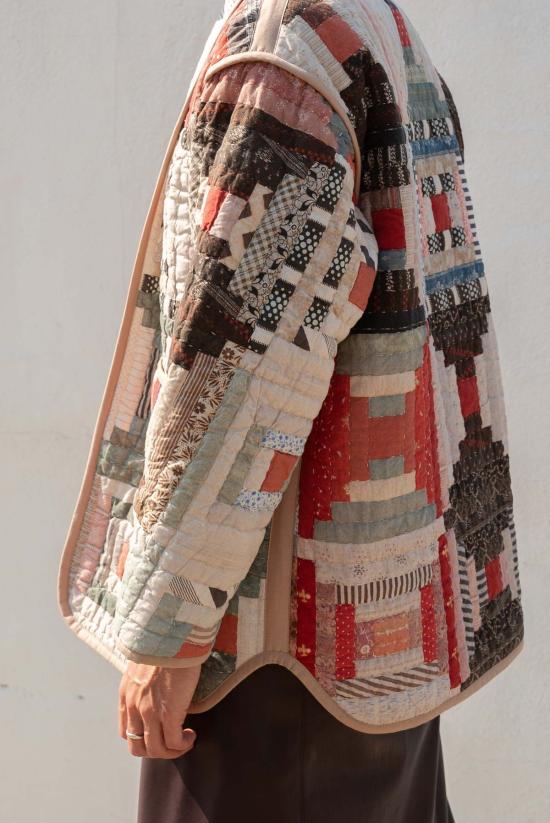  제스 미니 코트 오버셔츠 퀼트  노바 - JESS MEANY