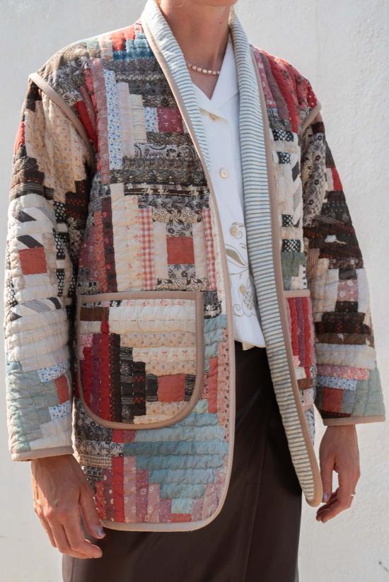  제스 미니 코트 오버셔츠 퀼트  노바 - JESS MEANY