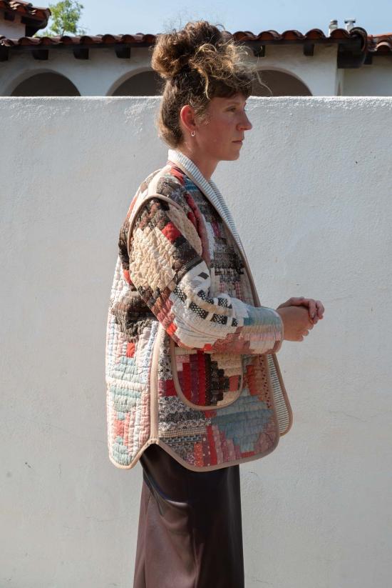  제스 미니 코트 오버셔츠 퀼트  노바 - JESS MEANY