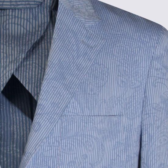  에트로 수트 자켓 싱글 브레스트 블레이저 블루 - ETRO