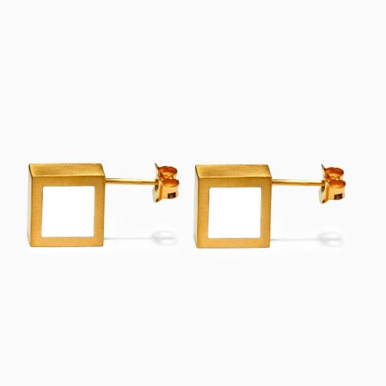  밍유왕 이어링 명유왕피 금 귀걸이 - MING YU WANG