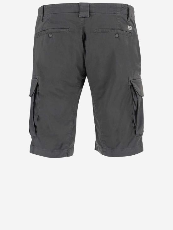  씨피 컴퍼니 숏팬츠 C.P. 컴퍼니 스트레치 코튼 반바지 (회색) - C.P. COMPANY